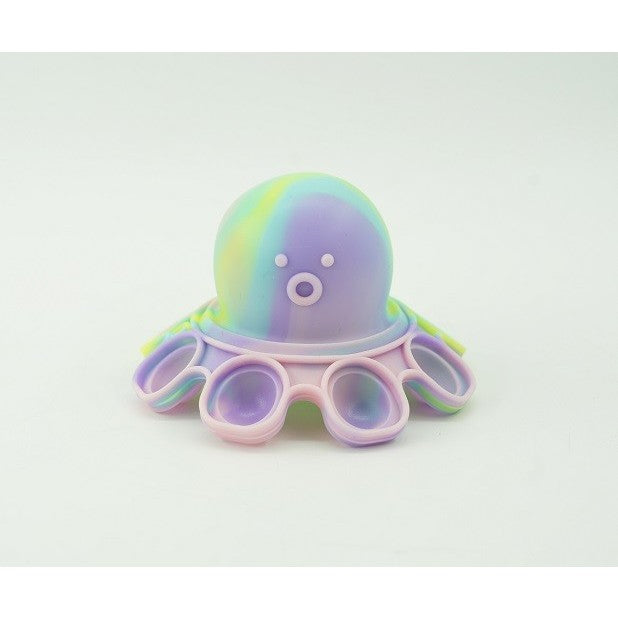 Jucarie Antistres Din Silicon,, Pop It Now And Flip It, Caracatita Reversibila, /Verde