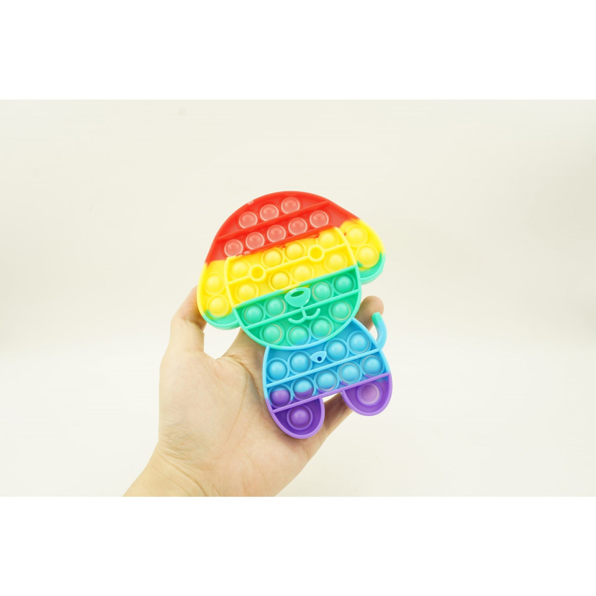 Jucarie antistres din silicon, Vivimall, Pop It Now and Flip It, Catel, Multicolor - vivimall.ro