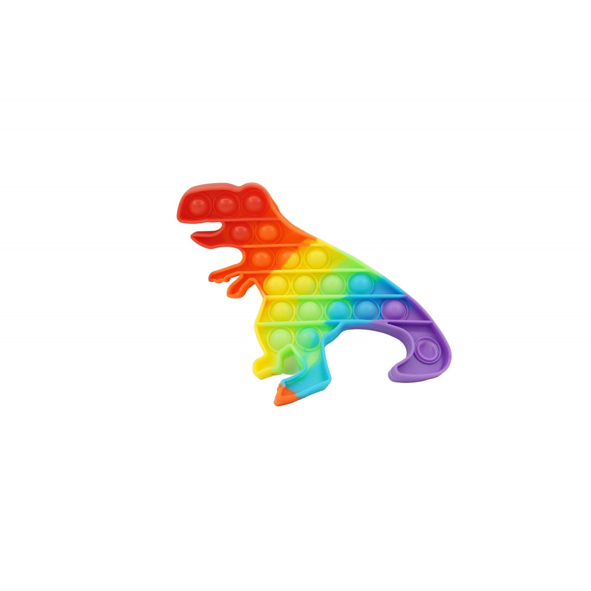 Jucarie antistres din silicon, Vivimall, Pop It Now and Flip It, Dinozaur mic, Multicolor V1 - vivimall.ro