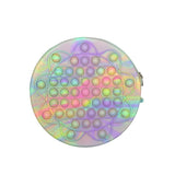 Jucarie antistres din silicon, Flippy, Pop It Now and Flip It, Geanta de umar, Floarea soarelui, Macarons - vivimall.ro