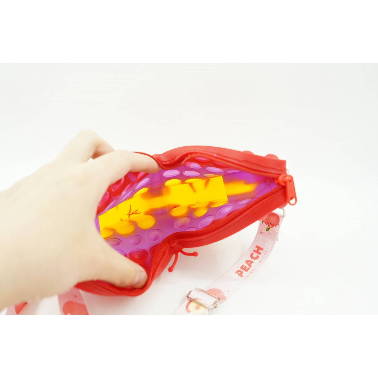 Pop It Now Geanta De Umar Fluture Mov Galben | YellowPop