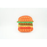 Jucarie Antistres Din Silicon, Pop It Now And Flip It, Geanta De Umar, Hamburger