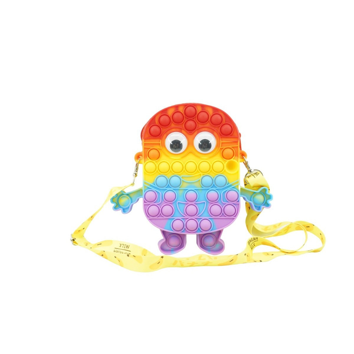 Jucarie Antistres Din Silicon, Pop It Now And Flip It, Geanta De Umar, Minion