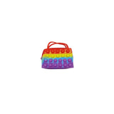 Jucarie Antistres Din Silicon, Pop It Now And Flip It, Geanta De Umar, Model 2, Multicolor - vivimall.ro