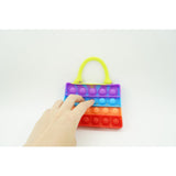Jucarie Antistres din silicon Vivimall, Pop It Now And Flip It, Geanta de umar, Multicolor - vivimall.ro