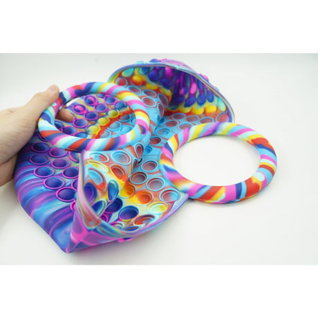 Geanta Mare Pop It 28 Cm Albastru/Mov | FlipPop
