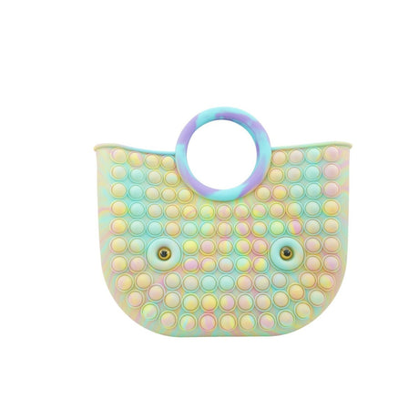 Jucarie Antistres Din Silicon Pop It Now And Flip It, Geanta Mare, 28 Cm, V4