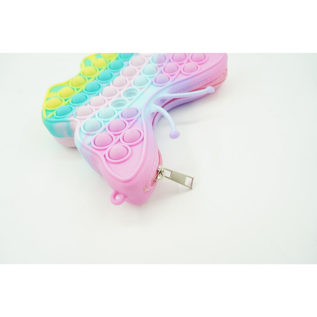 Jucarie Antistres Din Silicon, Pop It Now And Flip It, Geanta Mica, Fluturas, Macarons