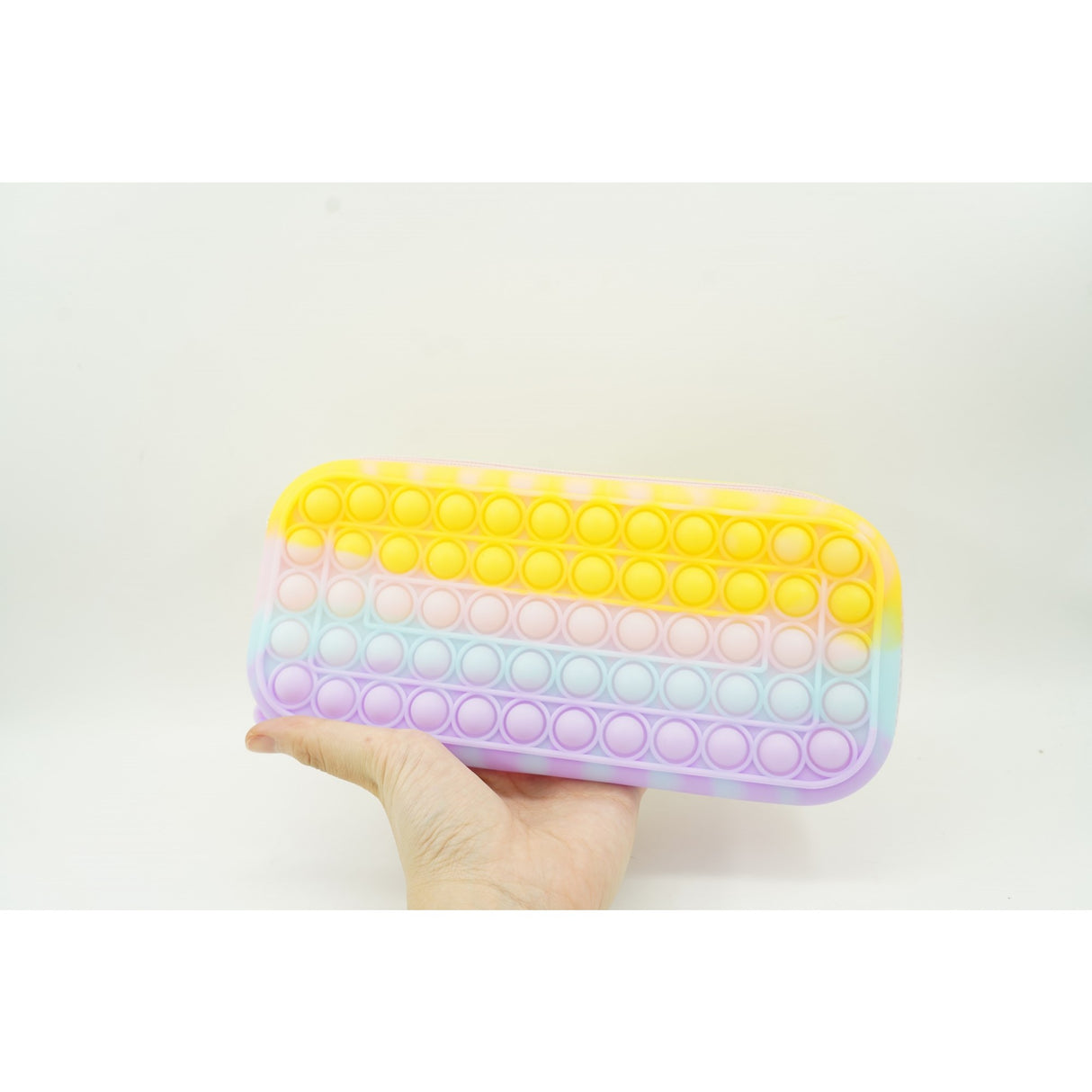 Jucarie antistres din silicon, Vivimall, Pop It Now and Flip It, Gentuta depozitare, Multicolor - vivimall.ro