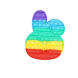 Jucarie antistres din silicon, Flippy, Pop It Now and Flip It, Iepuras, Multicolor - vivimall.ro