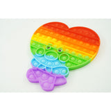 Jucarie antistres din silicon, Flippy, Pop It Now and Flip It, Maimuta mare, Multicolor - vivimall.ro