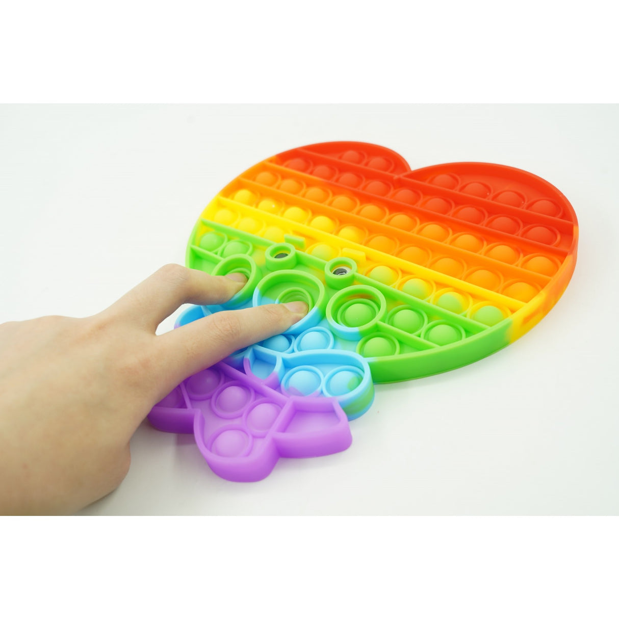 Jucarie antistres din silicon, Flippy, Pop It Now and Flip It, Maimuta mare, Multicolor - vivimall.ro