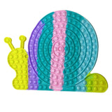 Jucarie Antistres Din Silicon, Pop It Now And Flip It, Melc, 15 Cm, Macarons