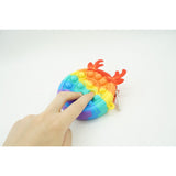 Jucarie antistres din silicon Flippy, Pop it Now and Flip It ,Mini Geanta, Ren, 6 cm, Curcubeu - vivimall.ro