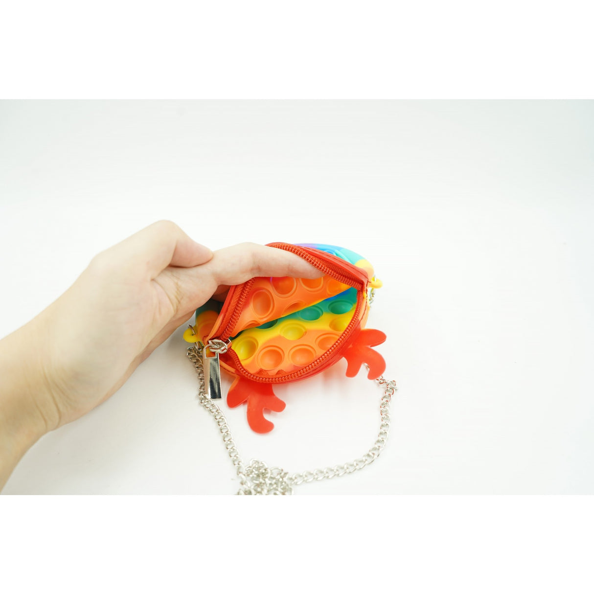 Pop It Mini Geanta Ren 6 Cm Curcubeu | FlipFun 2