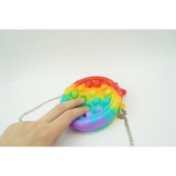 Pop It Mini Geanta Vacuta 6 Cm Curcubeu | FlipFun 1