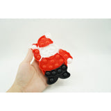 Jucarie antistres din silicon, Vivimall, Pop It Now and Flip It, Mos Craciun, Multicolor - vivimall.ro