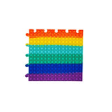 Jucarie Antistres Din Silicon Pop It Now And Flip It, Piesa Puzzle Patrat, 30 Cm