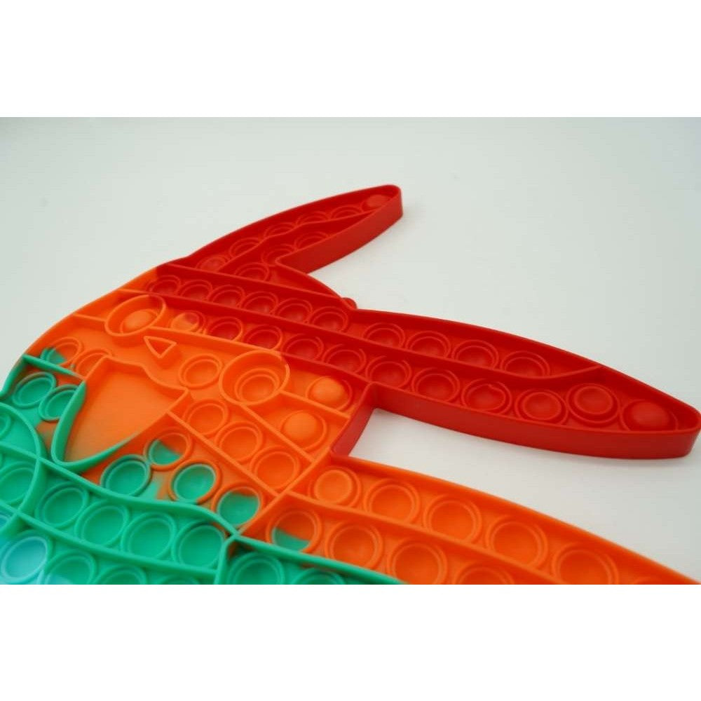 Jucarie antistres din silicon Flippy, Pop it Now and Flip It ,Pikachu ,Multicolor - vivimall.ro