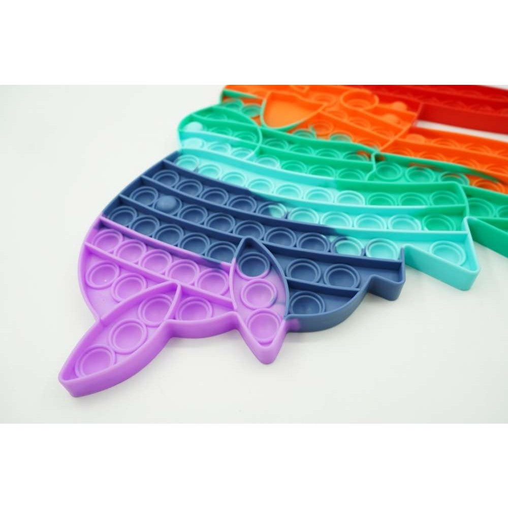 Jucarie antistres din silicon Flippy, Pop it Now and Flip It ,Pikachu ,Multicolor - vivimall.ro