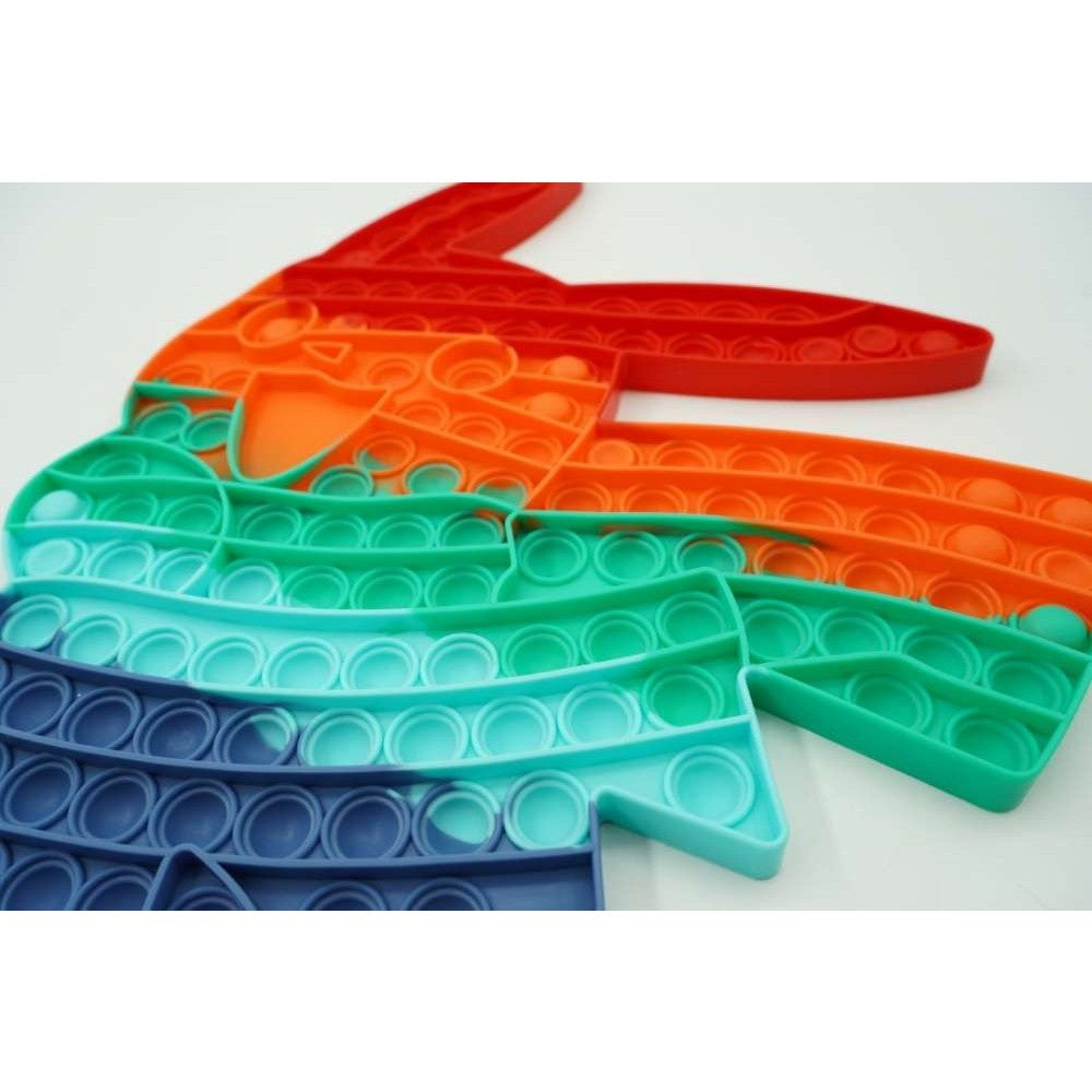 Jucarie antistres din silicon Flippy, Pop it Now and Flip It ,Pikachu ,Multicolor - vivimall.ro