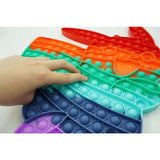 Jucarie antistres din silicon Flippy, Pop it Now and Flip It ,Pikachu ,Multicolor - vivimall.ro