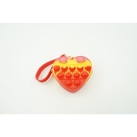 Pop It Portofel Inima Rosu Galben | HeartPop