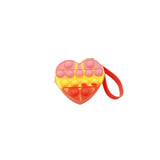 Pop It Portofel Inima Rosu Galben | HeartPop