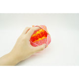 Jucarie Antistres Din Silicon, Pop It Now And Flip It, Portofel Patrat, Rosu/