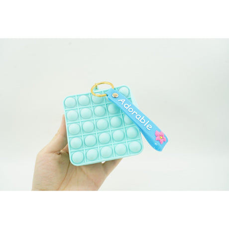 Pop It Portofel Patrat Bleu | SquarePop
