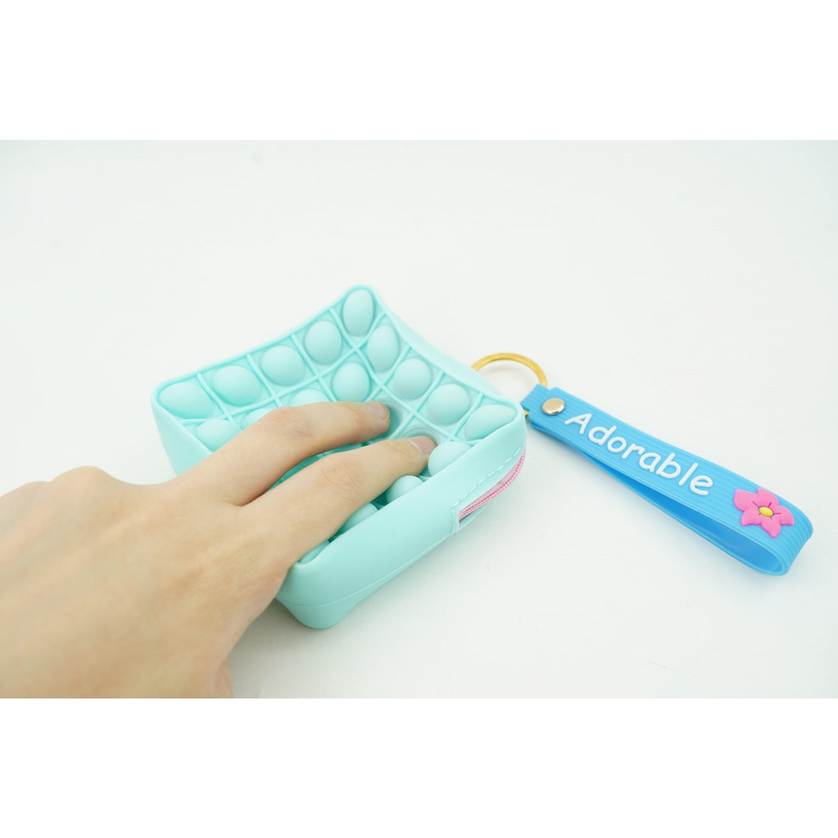 Pop It Portofel Patrat Bleu | SquarePop