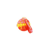 Jucarie Antistres Din Silicon, Pop It Now And Flip It, Portofel Rotund, Rosu/