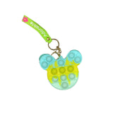 Jucarie Antistres Din Silicon, Pop It Now And Flip It, Portofel Ursulet, Bleu/