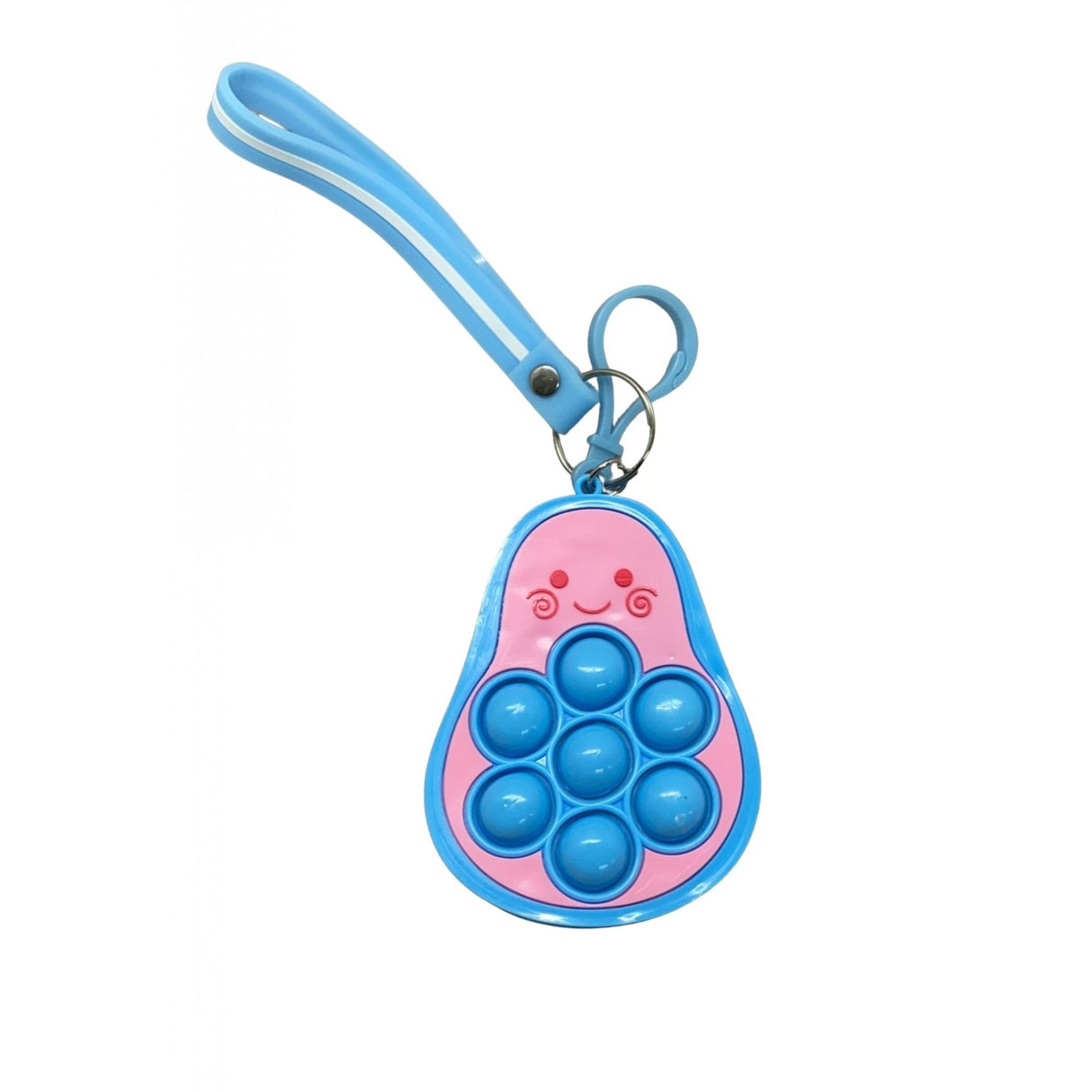 Jucarie Antistres Din Silicon, Pop It Now And Flip It, Simple Dimple, Breloc, Avocado