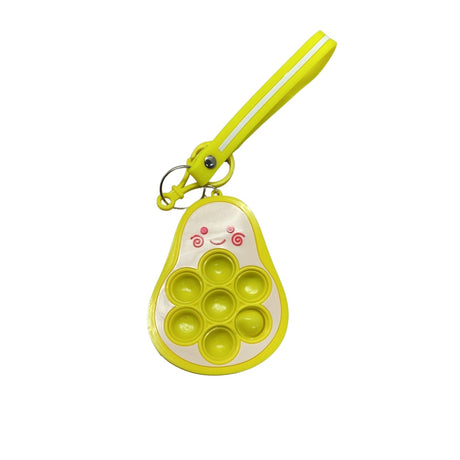 Jucarie Antistres Din Silicon, Pop It Now And Flip It, Simple Dimple, Breloc, Avocado