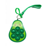 Jucarie Antistres Din Silicon, Pop It Now And Flip It, Simple Dimple, Breloc, Avocado