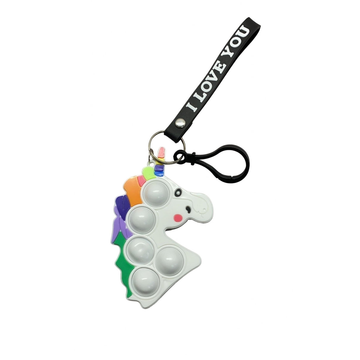 Jucarie Antistres Din Silicon, Pop It Now And Flip It, Simple Dimple, Breloc, Unicorn