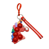 Jucarie Antistres Din Silicon, Pop It Now And Flip It, Simple Dimple, Breloc, Unicorn