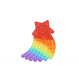 Jucarie antistres din silicon, Flippy, Pop It Now and Flip It, Stea cazatoare, Multicolor - vivimall.ro