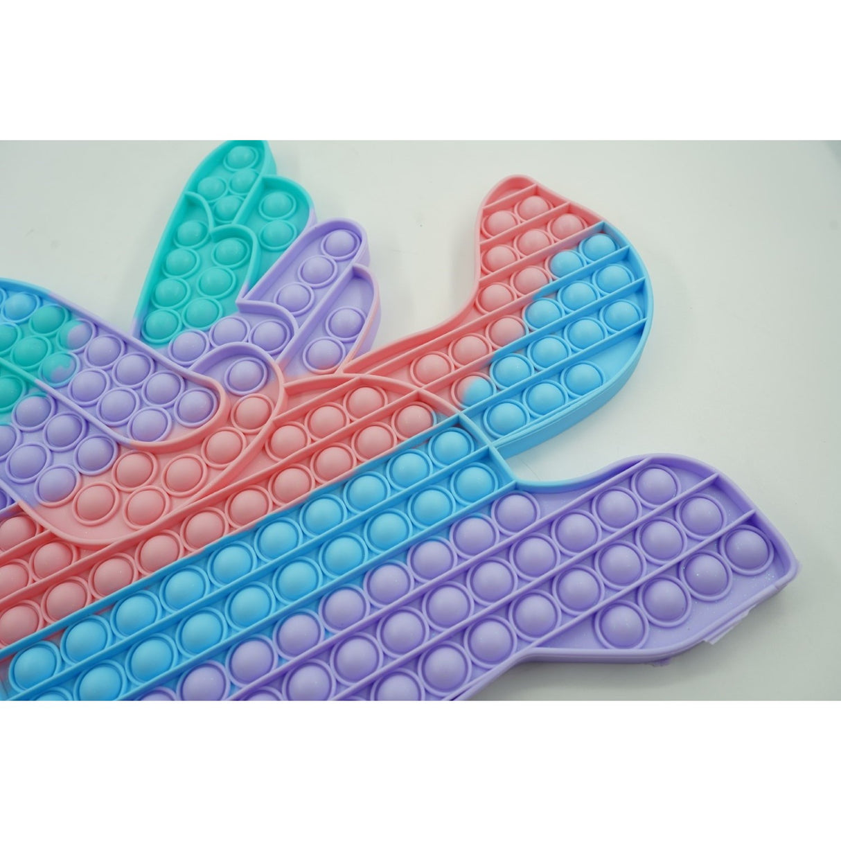 Jucarie antistres din silicon Flippy, Pop it Now and Flip It ,Unicorn cu aripi ,Curcubeu - vivimall.ro