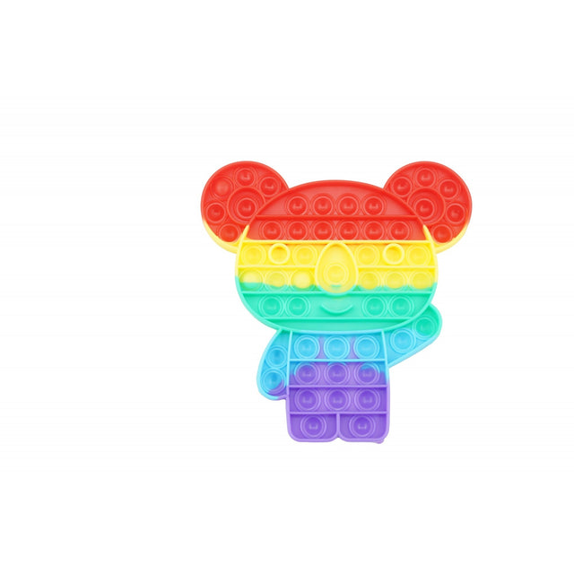 Jucarie antistres din silicon, Flippy, Pop It Now and Flip It, Ursulet Koala, Multicolor - vivimall.ro