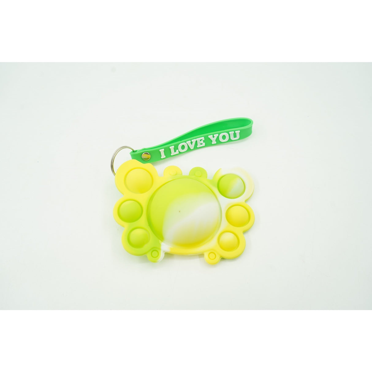 Jucarie antistres din silicon, Flippy®, Pop It Now tip breloc, Crab, Multicolor, V3 - vivimall.ro