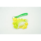Jucarie antistres din silicon, Flippy®, Pop It Now tip breloc, Crab, Multicolor, V3 - vivimall.ro
