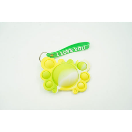 Jucarie antistres din silicon, Flippy®, Pop It Now tip breloc, Crab, Multicolor, V3 - vivimall.ro