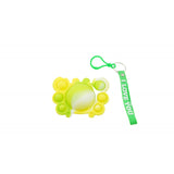 Jucarie antistres din silicon, Flippy®, Pop It Now tip breloc, Crab, Multicolor, V3 - vivimall.ro
