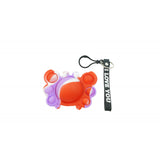 Jucarie Antistres Din Silicon,, Pop It Now Tip Breloc, Crab, V4