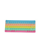 Jucarie Antistres Din Silicon, Pop It And Flip It, Tastatura, Macarons - vivimall.ro