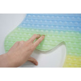 Jucarie Antistres Din Silicon, Pop It And Flip It, Unicorn, Fosforescent