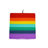 Jucarie Antistres Din Silicon, Pop It Now And Flip It, 30 Cm, Patrat Mare