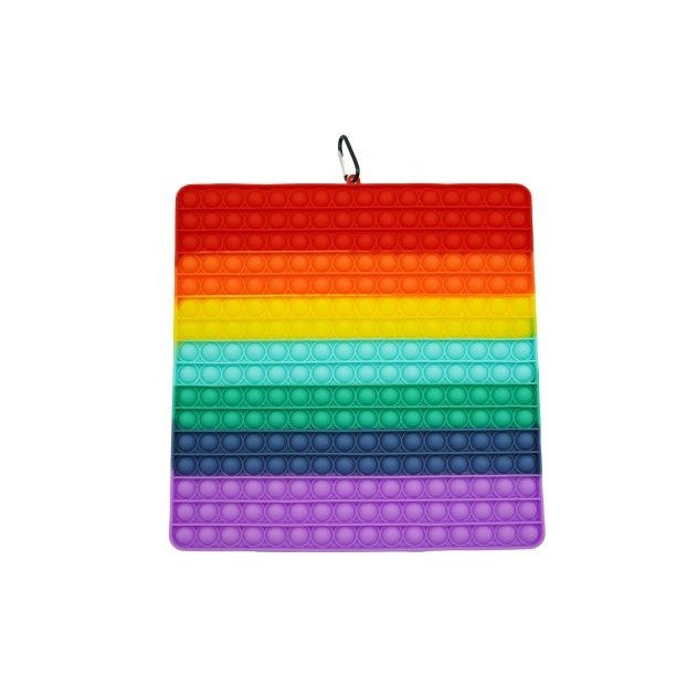 Jucarie Antistres Din Silicon, Pop It Now And Flip It, 30 Cm, Patrat Mare
